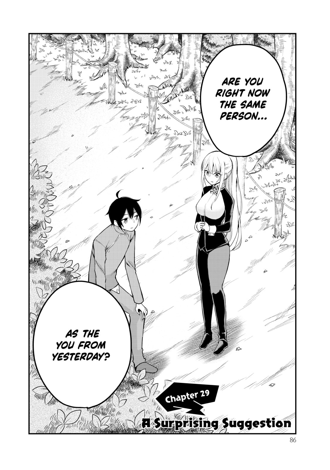 A Surprising Suggestion page 1