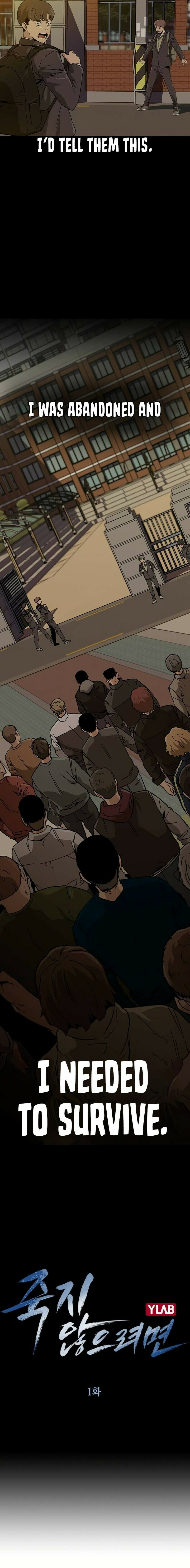 To Not Die – Chapter 1 page 3