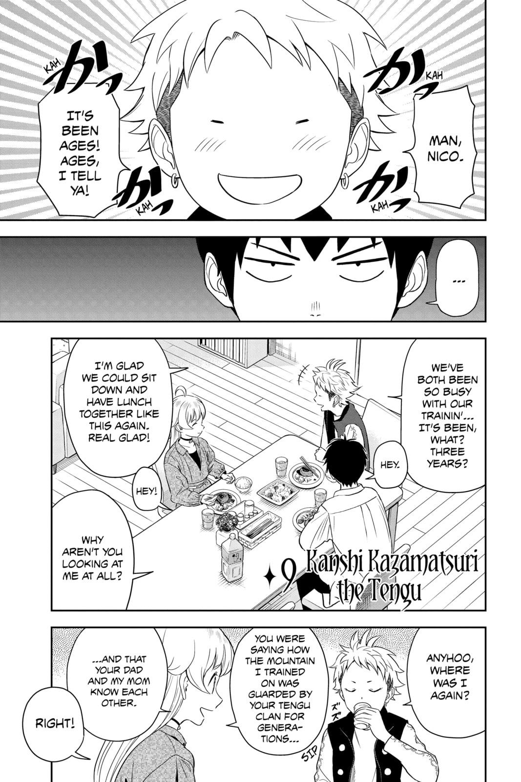 Kanshi Kazamatsuri, the Tengu page 0