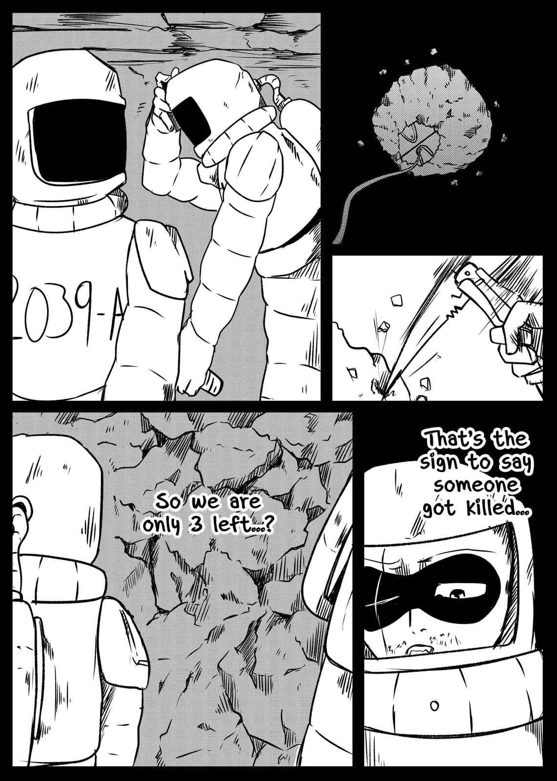 Drifting through a void II page 1