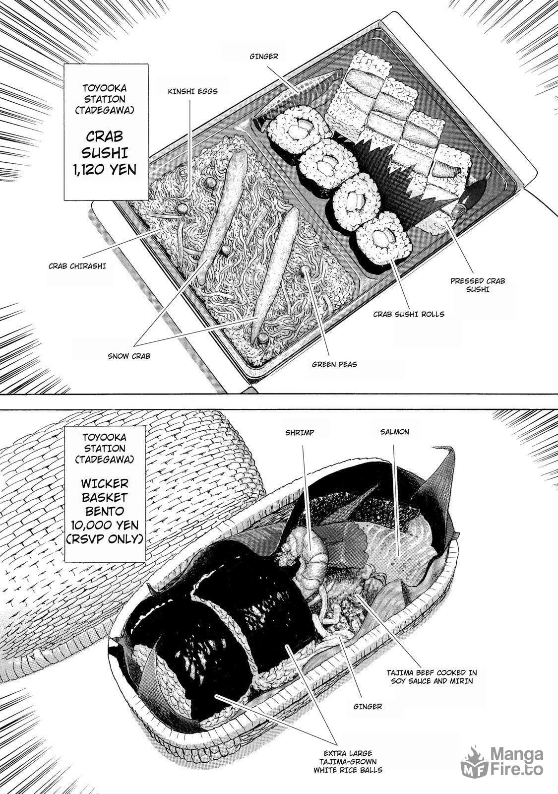 Toyooka Station – Crab Sushi, Wicker Basket Bento page 14
