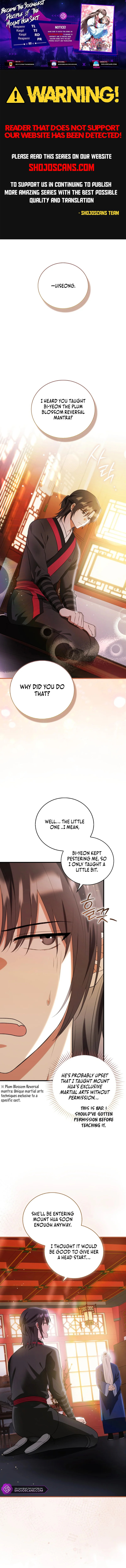 Became the Youngest Disciple of the Hwasan Sect – Chapter 10 page 0