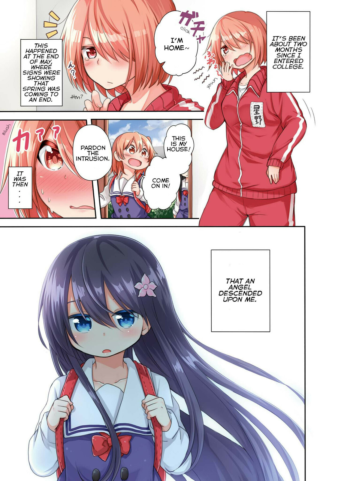 Watashi ni Tenshi ga Maiorita! – Chapter 1 page 1
