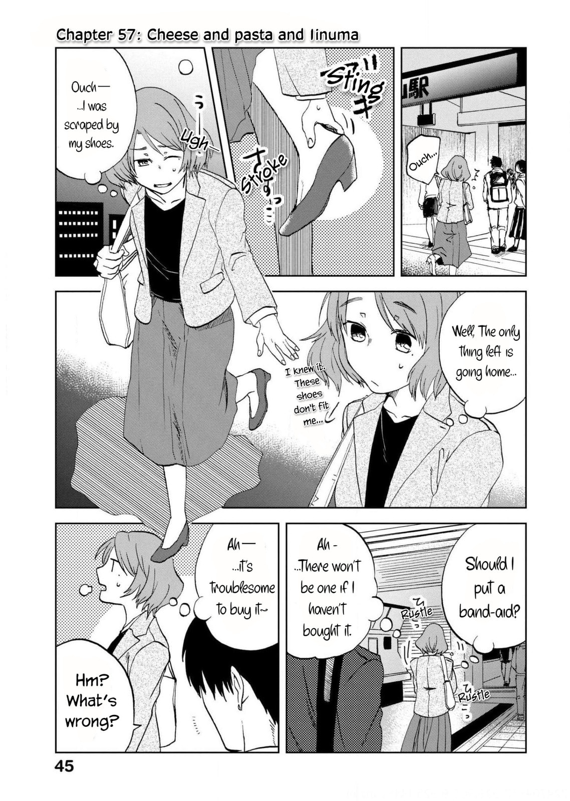 Cheese and pasta and Iinuma page 0